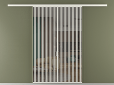 Перегородка Формато вдоль стены 2 створки