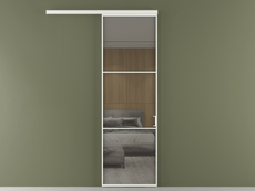 Перегородка Формато вдоль стены 1 створка