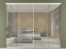 Перегородка Formato внутри проёма четырёхстворчатая