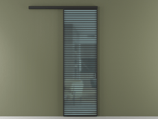 Перегородка Formato вдоль стены 1 створка