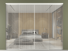 Перегородка Формато внутри проёма 4 створки