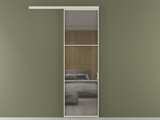 Перегородка Формато вдоль стены 1 створка