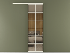 Перегородка Формато вдоль стены 1 створка