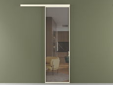 Перегородка Formato вдоль стены 1 створка