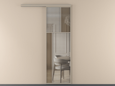 Перегородка Mosaic вдоль стены одностворчатая