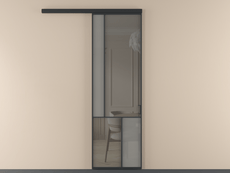 Перегородка Mosaic вдоль стены одностворчатая