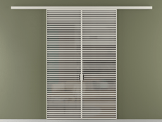 Перегородка Формато вдоль стены 2 створки