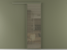 Перегородка Формато вдоль стены 1 створка