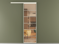 Перегородка Формато вдоль стены 1 створка