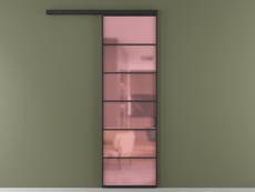 Перегородка Формато вдоль стены 1 створка