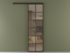 Перегородка Formato вдоль стены 1 створка