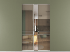 Перегородка Формато скрытый пенал 2 створки
