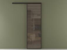 Перегородка Формато вдоль стены 1 створка