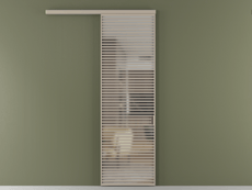 Перегородка Формато вдоль стены 1 створка