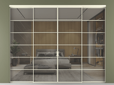 Перегородка Формато внутри проёма 4 створки