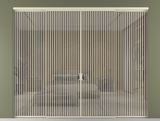 Перегородка Формато внутри проёма 4 створки