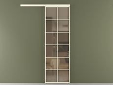 Перегородка Formato вдоль стены 1 створка