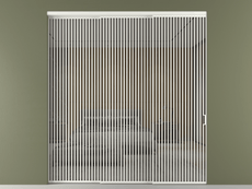 Перегородка Формато внутри проёма 3 створки с синхронным механизмом