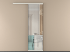 Перегородка Mosaic вдоль стены 1 створка