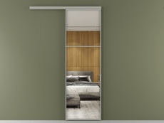 Перегородка Формато вдоль стены 1 створка