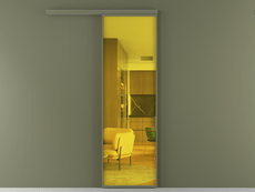 Перегородка Formato вдоль стены 1 створка