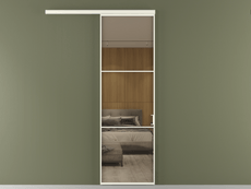 Перегородка Formato вдоль стены 1 створка