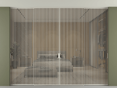 Перегородка Formato внутри проёма четырёхстворчатая со скрытым креплением в потолок