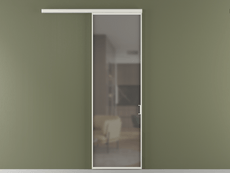 Перегородка Formato вдоль стены 1 створка