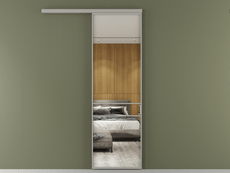 Перегородка Формато вдоль стены 1 створка