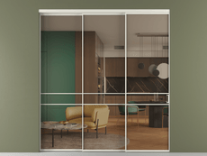 Перегородка Formato внутри проёма телескопик синхро 2