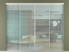 Перегородка Formato внутри проёма 4 створки