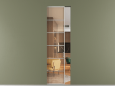 Перегородка Formato скрытый пенал 1 створка