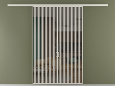 Перегородка Формато вдоль стены 2 створки