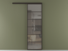 Перегородка Формато вдоль стены 1 створка