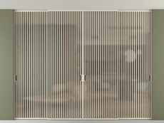 Перегородка Формато внутри проёма скрытое крепление в потолок 4 створки