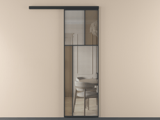 Перегородка Mosaic вдоль стены одностворчатая