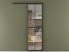 Перегородка Формато вдоль стены 1 створка