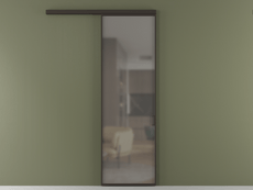 Перегородка Formato вдоль стены 1 створка