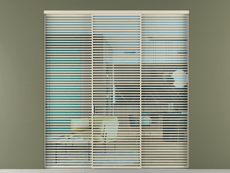 Перегородка Формато внутри проёма 3 створки