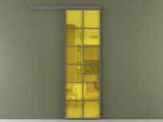 Перегородка Формато вдоль стены 1 створка