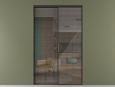 Перегородка Формато внутри проёма 2 створки