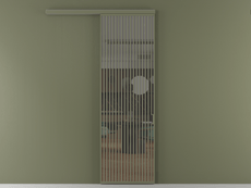 Перегородка Formato вдоль стены 1 створка