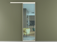 Перегородка Формато вдоль стены 1 створка