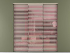 Перегородка Формато внутри проёма 3 створки