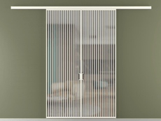 Перегородка Formato вдоль стены 2 створки