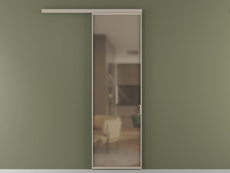 Перегородка Formato вдоль стены 1 створка