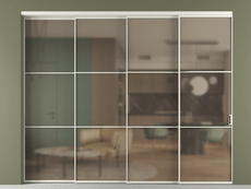 Перегородка Formato внутри проёма телескопик синхро 3