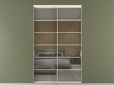 Перегородка Формато внутри проёма 2 створки