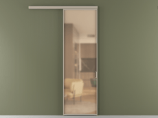 Перегородка Формато вдоль стены 1 створка