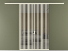 Перегородка Formato вдоль стены 2 створки